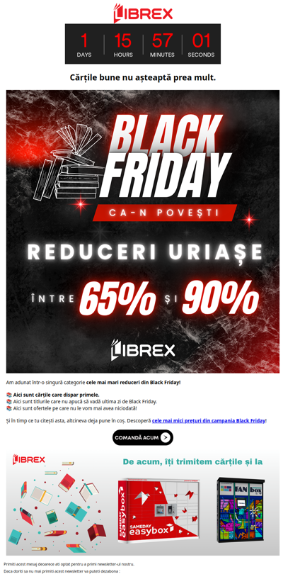🖤 Cărți aproape gratis 🖤 Între 65% și 90%