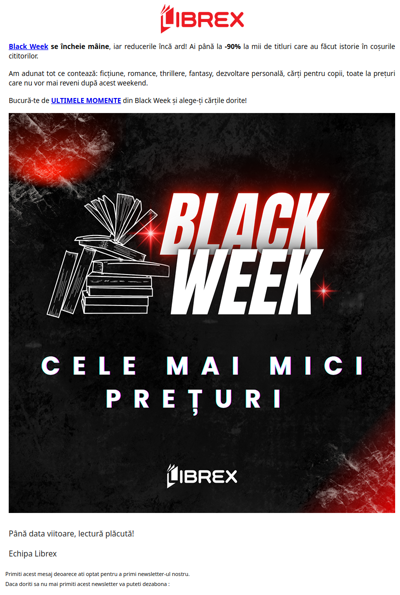 Black Week 💥 explozie de reduceri!