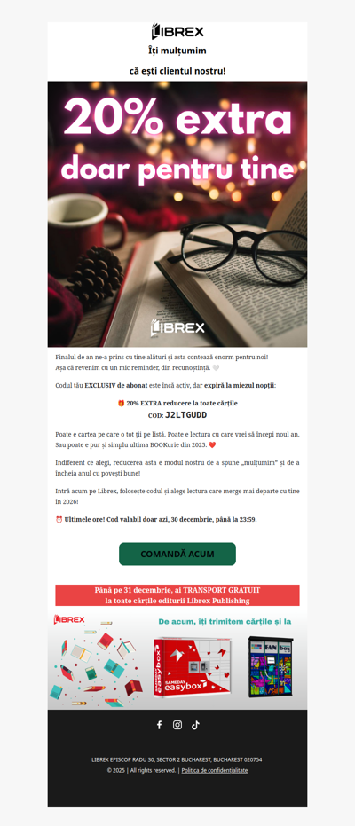 Mulțumim că ne-ai fost alături 💕