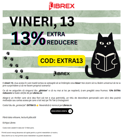 🐈‍⬛ Vineri 13: transformăm ghinionul în noroc! 🍀
