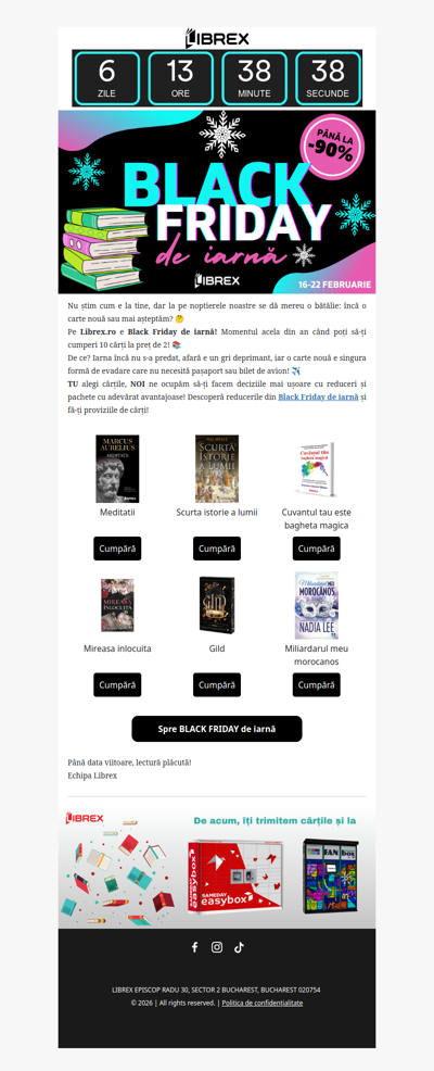 A început BLACK FRIDAY de iarnă 🖤 ❄️