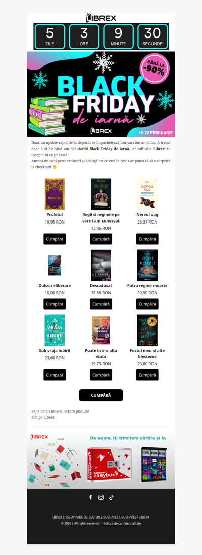 BLACK FRIDAY de iarnă continuă! 🖤