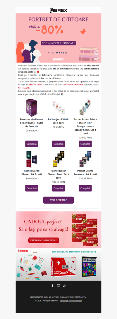 ☀️ Cod: CITITOARE | ai extra 15% peste reducerile de 80%