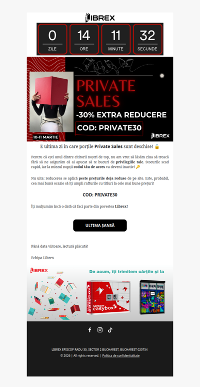 ⏰ Codul tău VIP expiră la miezul nopții!