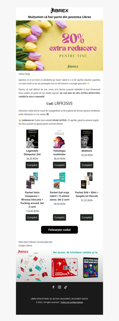 Îți mulțumim din inimă! 💕