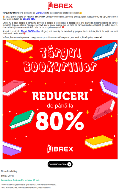 🎉 START Târgul Bookuriilor! - 80% 📚