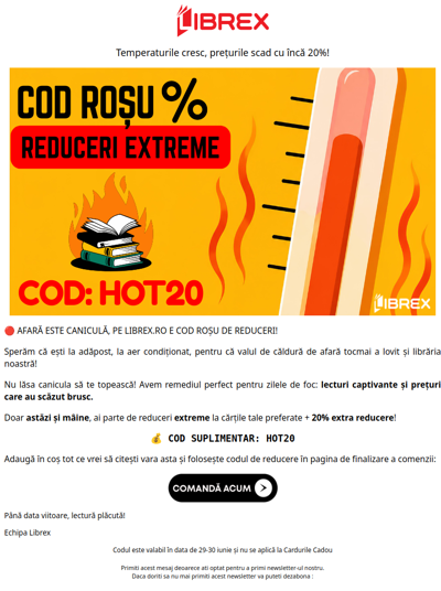 🔴 Cod roșu de reduceri HOT 🔥