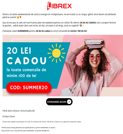 🎁 Ia-ți cadoul de weekend!