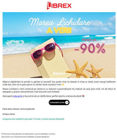 🤑 Cărți aproape gratis în Marea Lichidare a Verii! ☀️