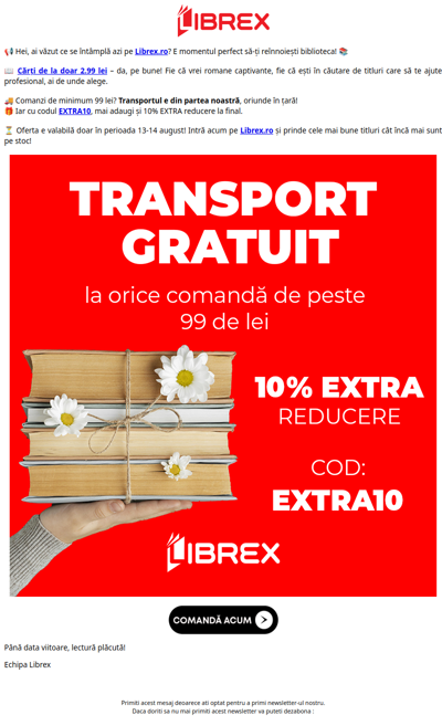 Cărți de la 2.99 lei 🤑 EXTRA10 + livrare GRATUITĂ 🚚