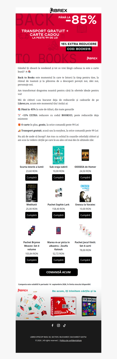Cărți noi 📚 la super prețuri! 🔥