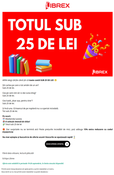 ⚡️ Totul sub 25 de lei 🔥 + BONUS