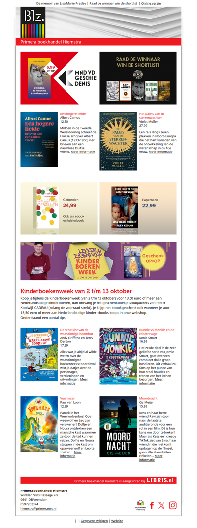 Het is Kinderboekenweek | Maand van de Geschiedenis