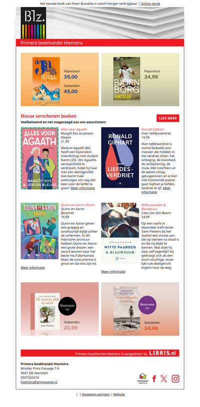 Het nieuwe boek van Björn Borg| Reserveer het boek van James Norbury