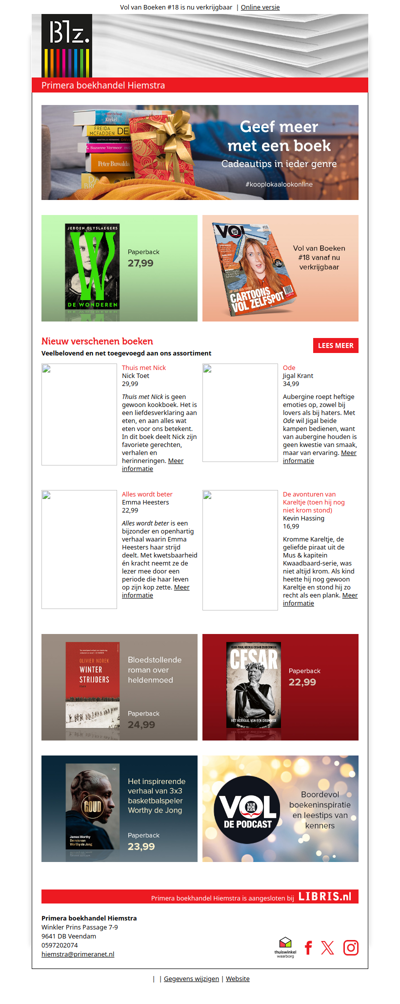 Het nieuwe boek van Kevin Hassing | Cadeaus koop je bij de lokale boekhandel