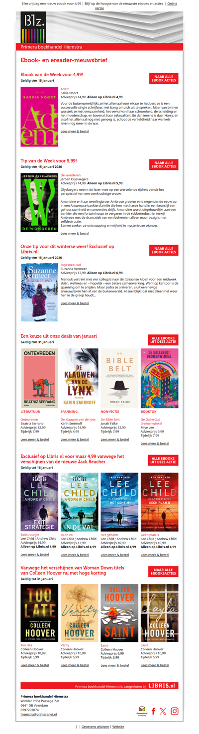 Deze week voor 4,99: Adem van Sakia Noort