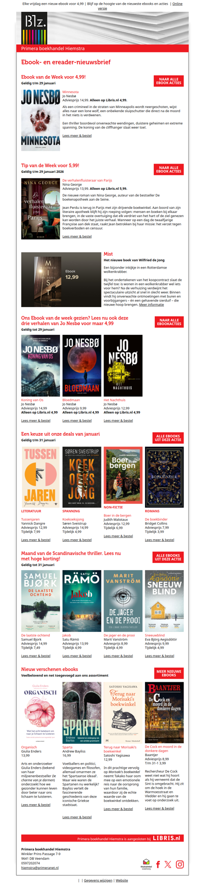 Deze week voor 4,99: Minnesota van Jo Nesbø