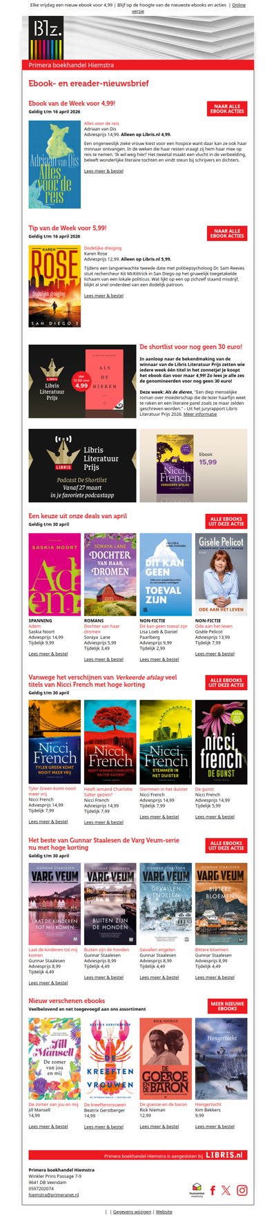 Deze week voor 4,99: Alles voor de reis van Adriaan van Dis