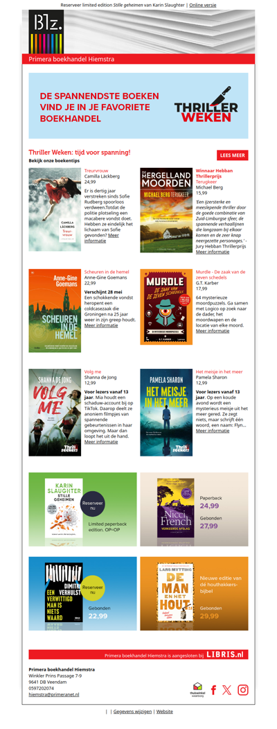 De Thriller Weken zijn begonnen | Dit is de winnaar van de Hebban Thrillerprijs