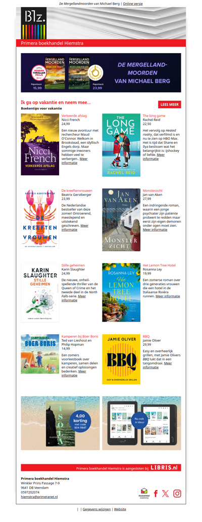 Boekentips voor de zomer | Korting op Isola