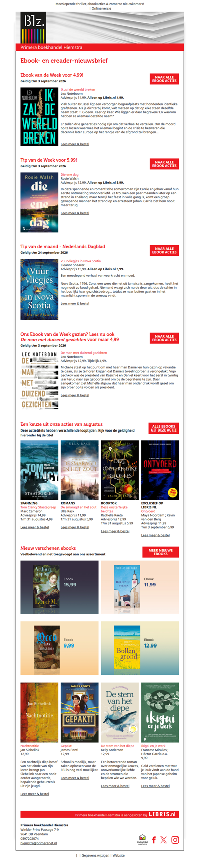 Deze week voor 4,99: Ik zal de wereld breken van Lex Noteboom
