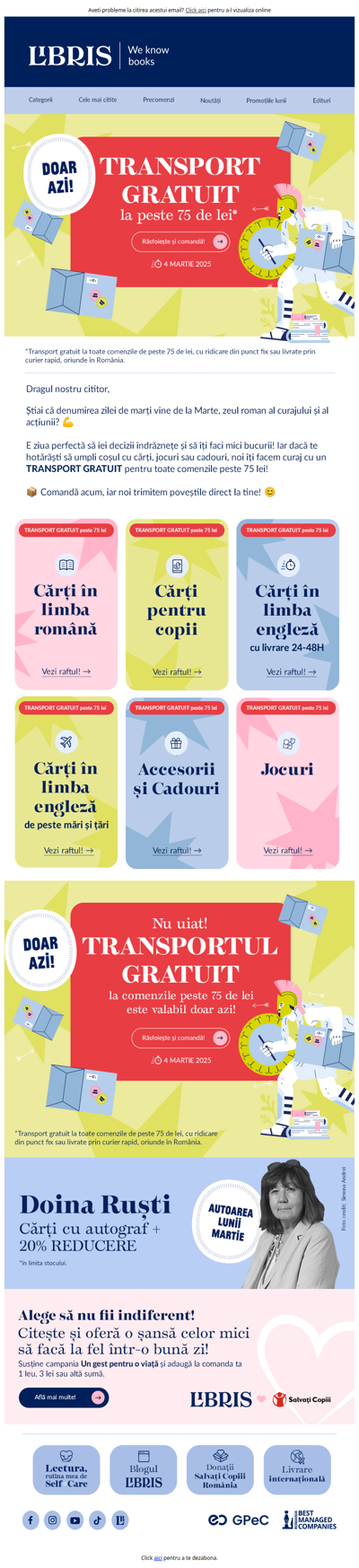 🪂Transport GRATUIT la peste 75 lei! 😎 Povestile preferate in drum spre tine!