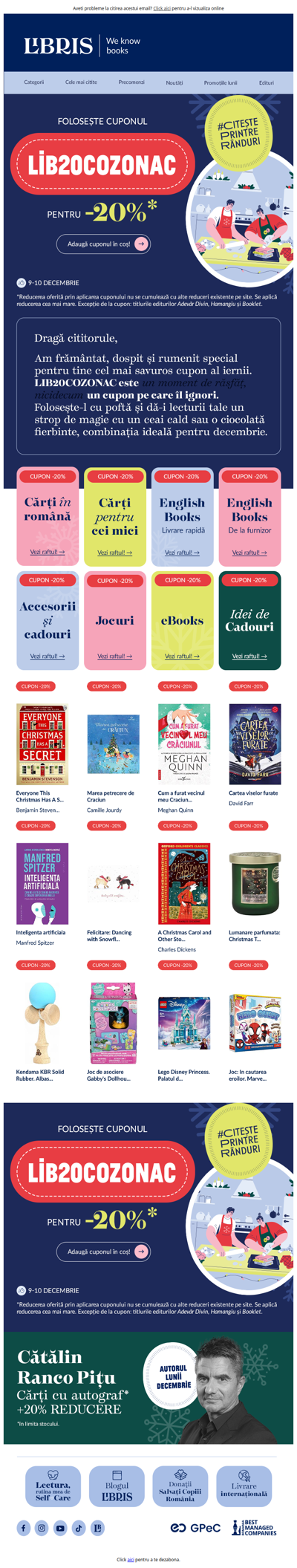 Cuponul de -20% e proaspăt scos din cuptor!🍞🔥 Nu-l rata!