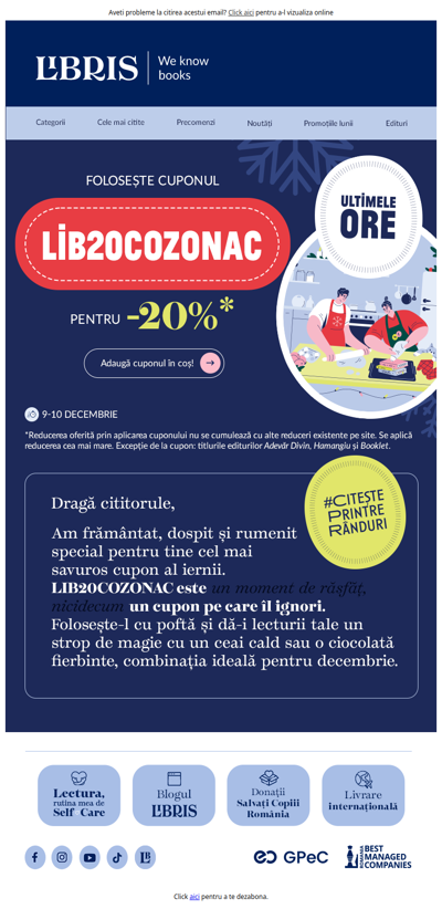 Cuponul e pe cale să expire! ⏳Nu rata reducerea de 20%!!