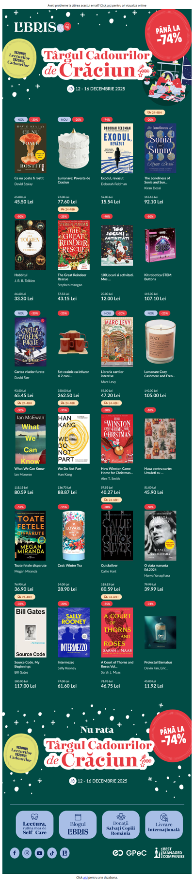 Reducerile continuă🎄Cadouri potrivite pentru cei dragi la prețuri accesibile🎀