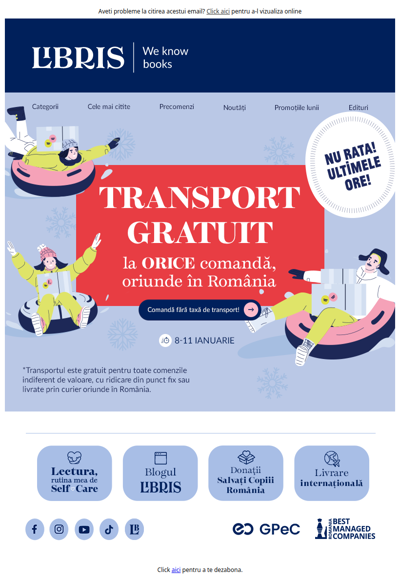 Ai plasat comanda? ⏳Transportul Gratuit expiră curând