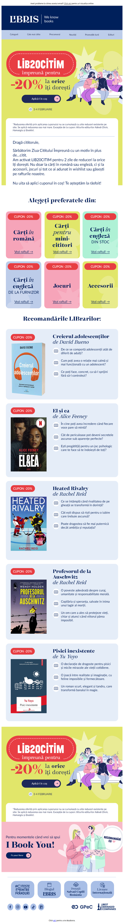 Ai un cupon de -20% la orice 🎟️ Află codul »