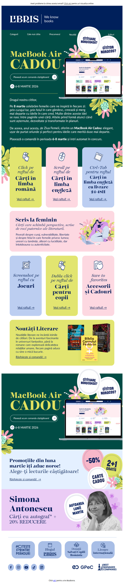 CADOU💻 MacBook Air! 🍀Citește-ți norocul în cărți!