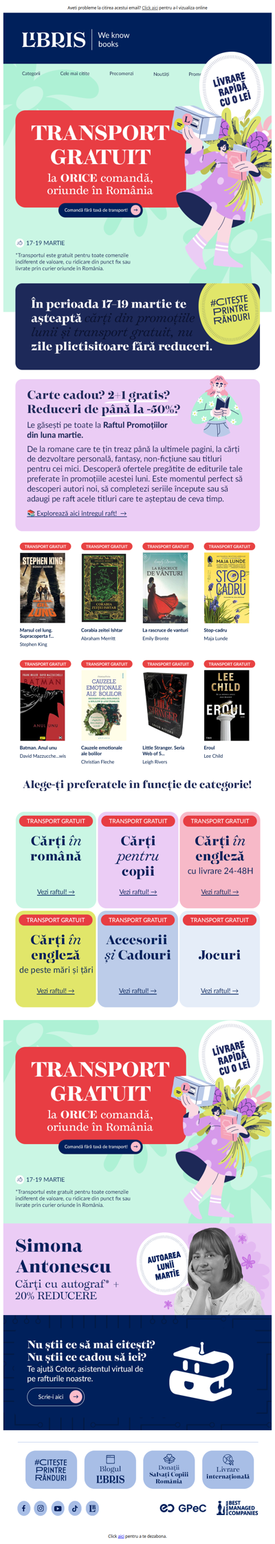 Transport GRATUIT📬 pentru ORICE colet*!