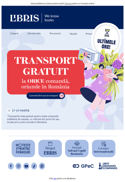 Livrare: 0 lei 🔥 Transport GRATUIT la orice comandă* 📦