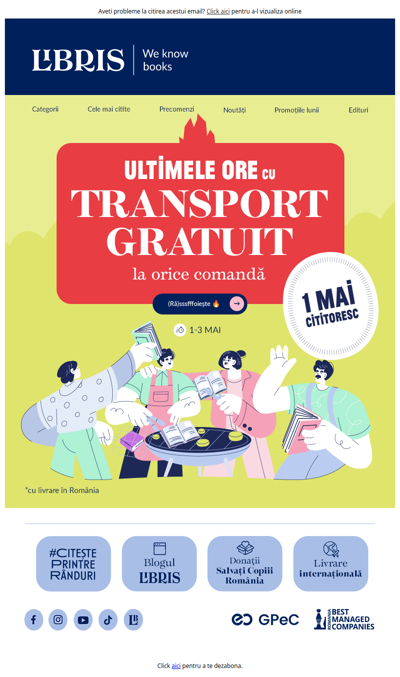 ⏰Transportul GRATUIT expiră curând👀Ai plasat comanda?