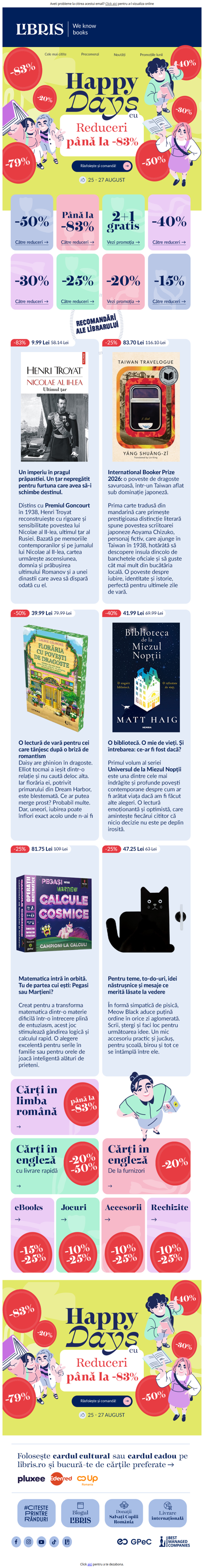 🚀Happy Days cu până la -83% ✂️Bucură-te de reduceri!