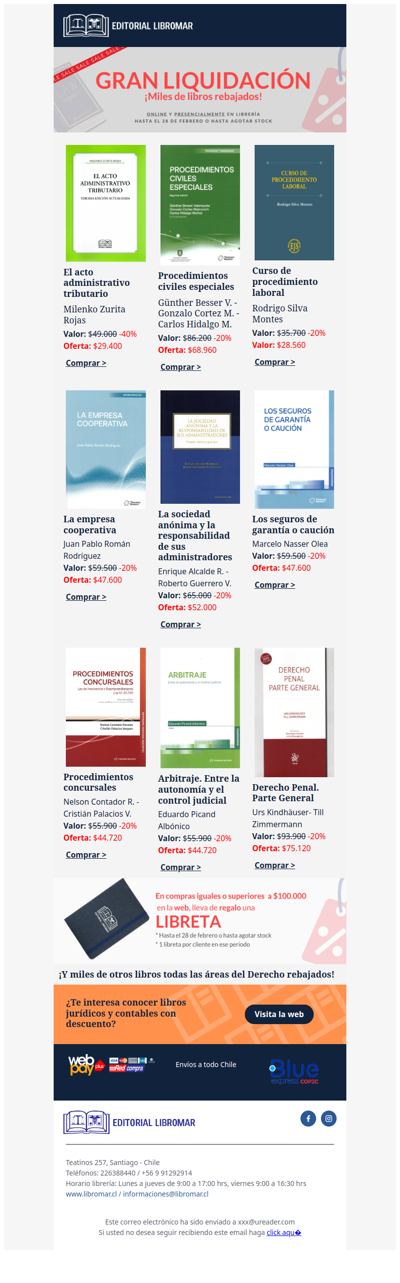 Las mejores ofertas de Literatura Jurídica y Contable están aquí - Online y en librería, por tiempo limitado