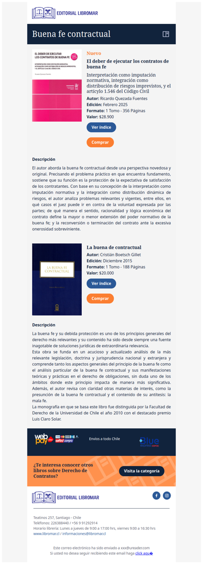 El deber de ejecutar los contratos de buena fe (Ricardo Quezada Fuentes)