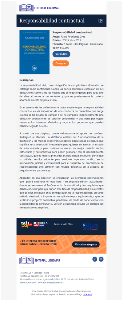Responsabilidad contractual (Pablo Rodríguez Grez)
