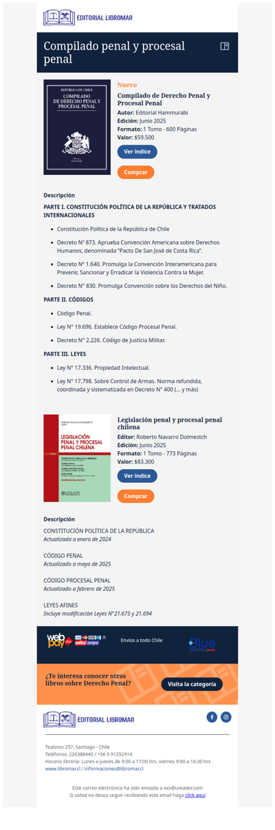 Compilado de Derecho Penal y Procesal Penal