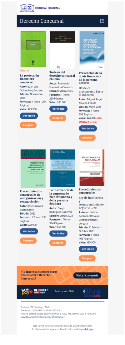 La protección financiera concursal (Juan Luis Goldenberg S.)