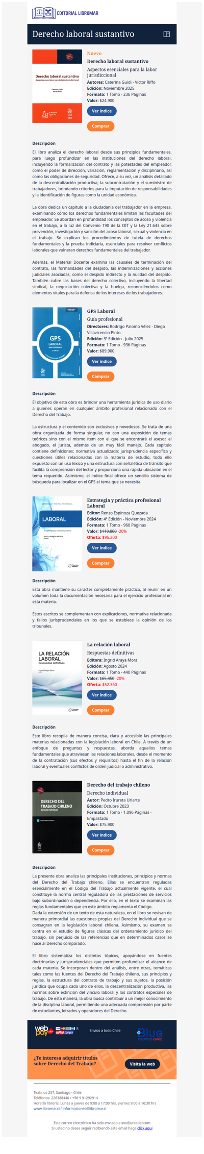 Derecho laboral sustantivo - Aspectos esenciales para la labor jurisdiccional (Caterina Guidi - Víctor Riffo)