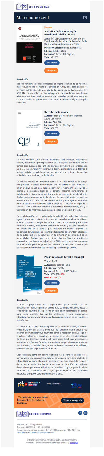 A 20 años de la nueva ley de matrimonio civil N° 19.947