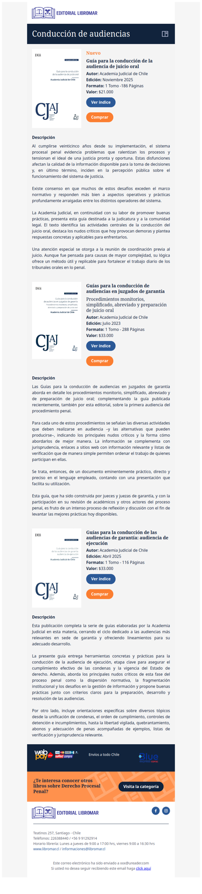 Conducción de audiencias penales