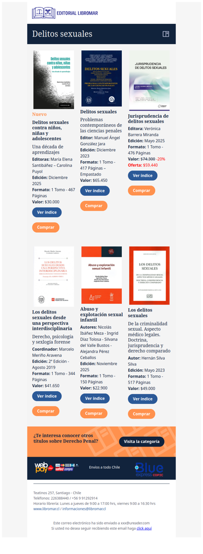 Delitos sexuales contra niños, niñas y adolescentes (Eds. María Elena Santibáñez – Carolina Puyol)