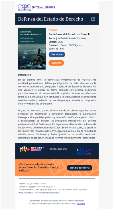 En defensa del Estado de Derecho (José Tudela A.)