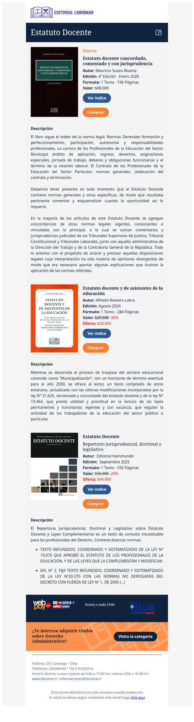 Estatuto docente concordado, comentado y con jurisprudencia (4ª Edición, Mauricio Suazo A.)