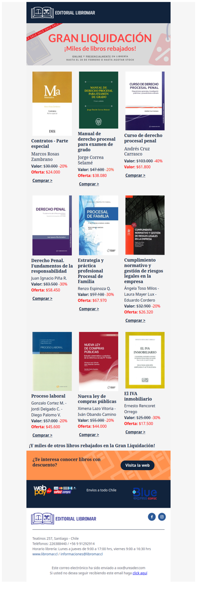 📚Gran Liquidación de literatura jurídica y contable: Algunos destacados de la semana