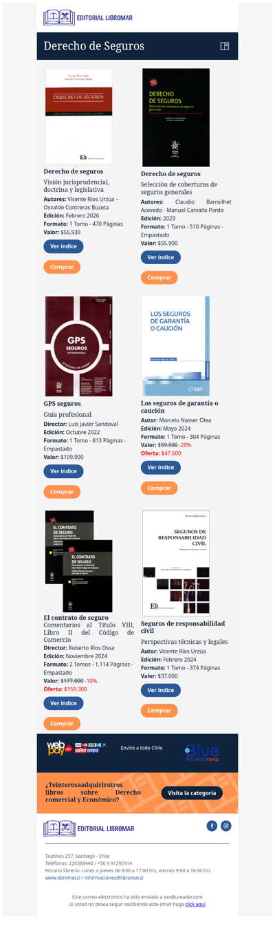 Derecho de Seguros - Visión jurisprudencial, doctrina y legislativa (Vicente Ríos U. – Osvaldo Contreras B.)