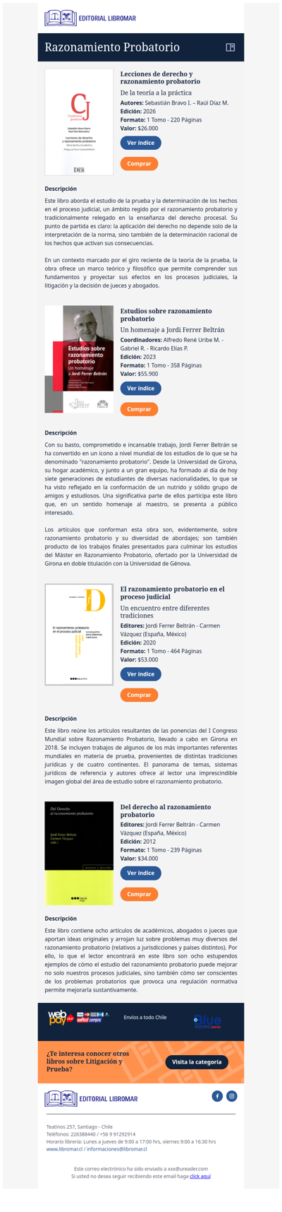 Lecciones de derecho y razonamiento probatorio - De la teoría a la práctica (Sebastián Bravo I. – Raúl Díaz M.)